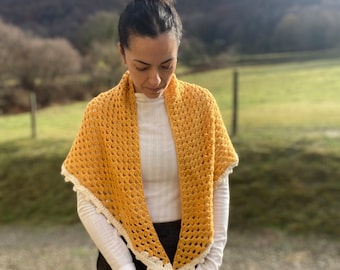 Ganchillo PATRON CHAL Mencia  - crochet pdf file