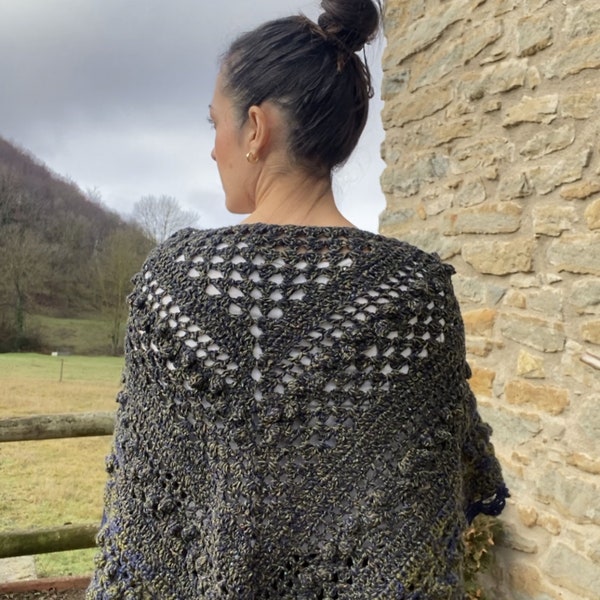 Crochet PATTERN - Amelia SHAWL - Crochet PATTERN - pdf facile à télécharger