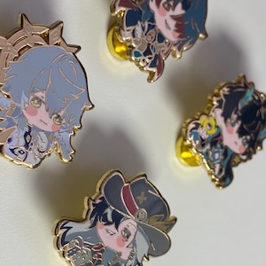 Honkai Star Rail harde geëmailleerde pin goudkleurige beplating - Tiny Bites-serie 3 afbeelding 2