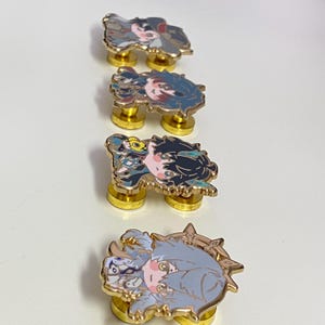 Honkai Star Rail harde geëmailleerde pin goudkleurige beplating - Tiny Bites-serie 3 afbeelding 6