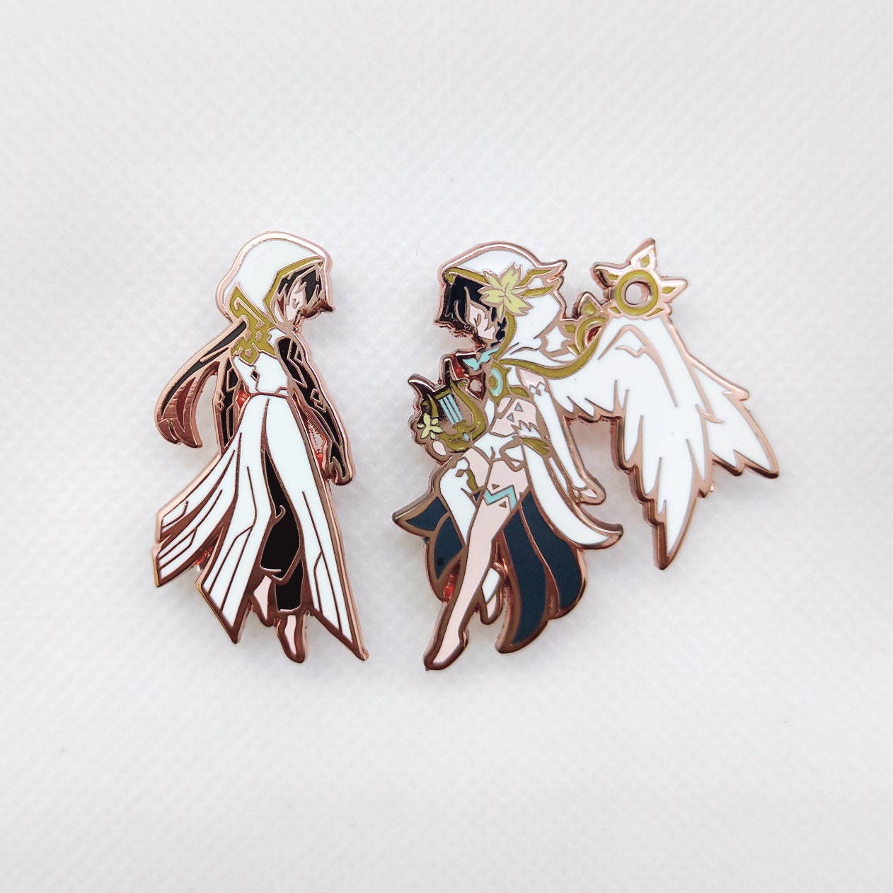 PRE SALE Genshin Impact Hard Enamel Pin Rose Gold | Etsy