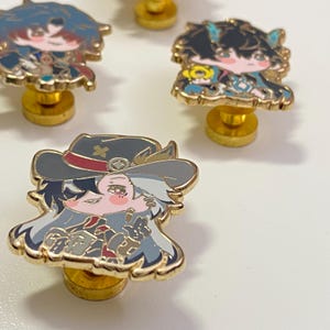 Honkai Star Rail harde geëmailleerde pin goudkleurige beplating - Tiny Bites-serie 3 afbeelding 5