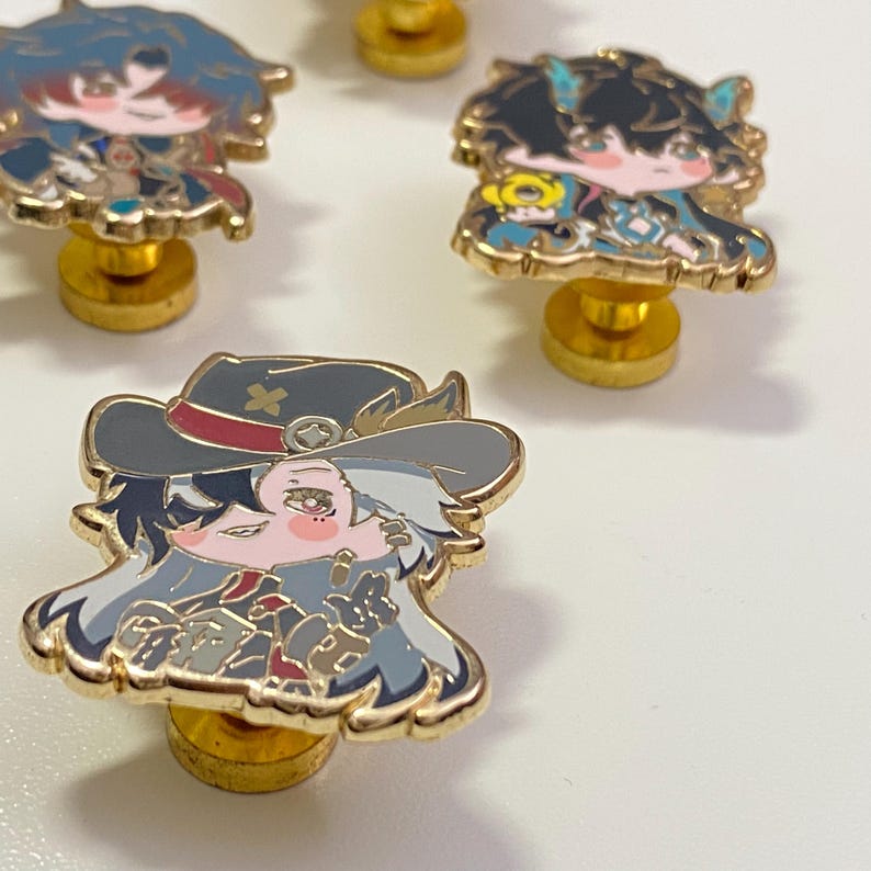 Honkai Star Rail harde geëmailleerde pin goudkleurige beplating - Tiny Bites-serie 3 afbeelding 5