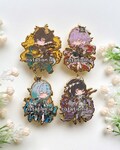 Honkai Star Rail Cute Characters - Glow in the Dark - Hard Enamel Pin Gold Color Plating 3 product logo