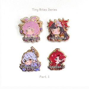 Honkai Star Rail Hard Enamel Pin Gold Color Plating- Tiny Bites Series 1