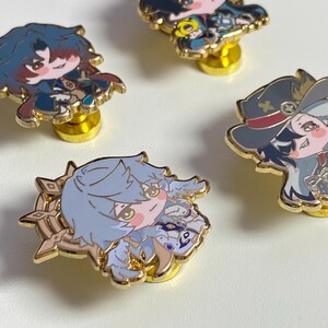 Honkai Star Rail harde geëmailleerde pin goudkleurige beplating - Tiny Bites-serie 3 afbeelding 4