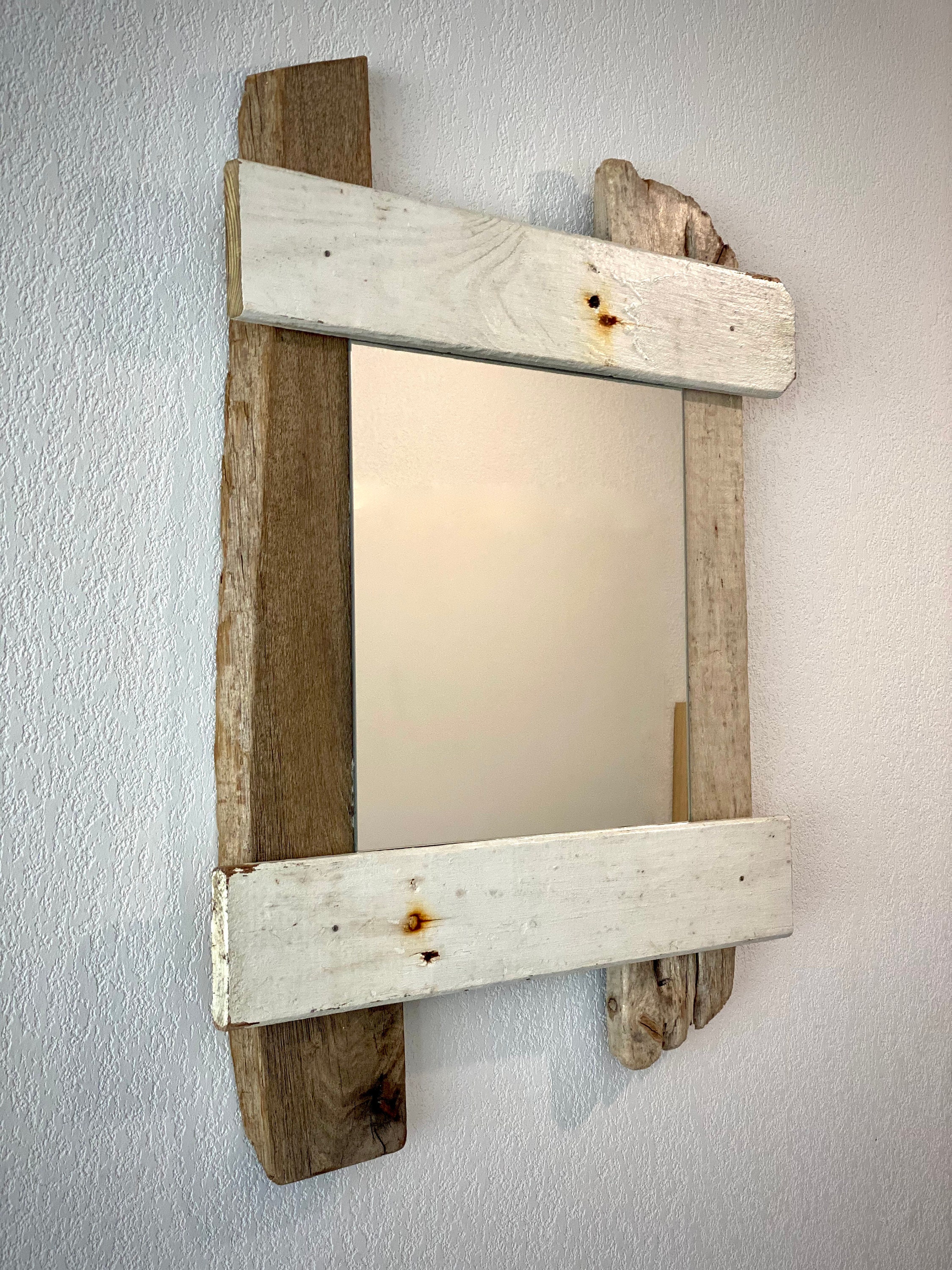 Miroir en Bois Flotté, Miror, Drift Wood