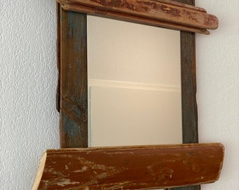 Miroir en bois flotté