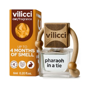 Vilicci Car Air Freshener Pharaoh in a Tie, Cruelty-Free Car Diffuser, Vegan Ingredients, Long-Lasting Car Scent, Handmade Car Perfume