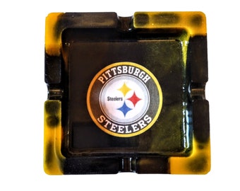 Pittsburgh Steelers ashtray/ Pittsburgh Steeler gifts/Pittsburgh Steelers/sports gifts/ ashtrays/ house gifts/ birthday gifts/ gifts for him