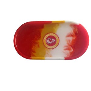 Kansas City Chiefs mini rolling tray - Perfect sports gift for him & birthday gift!