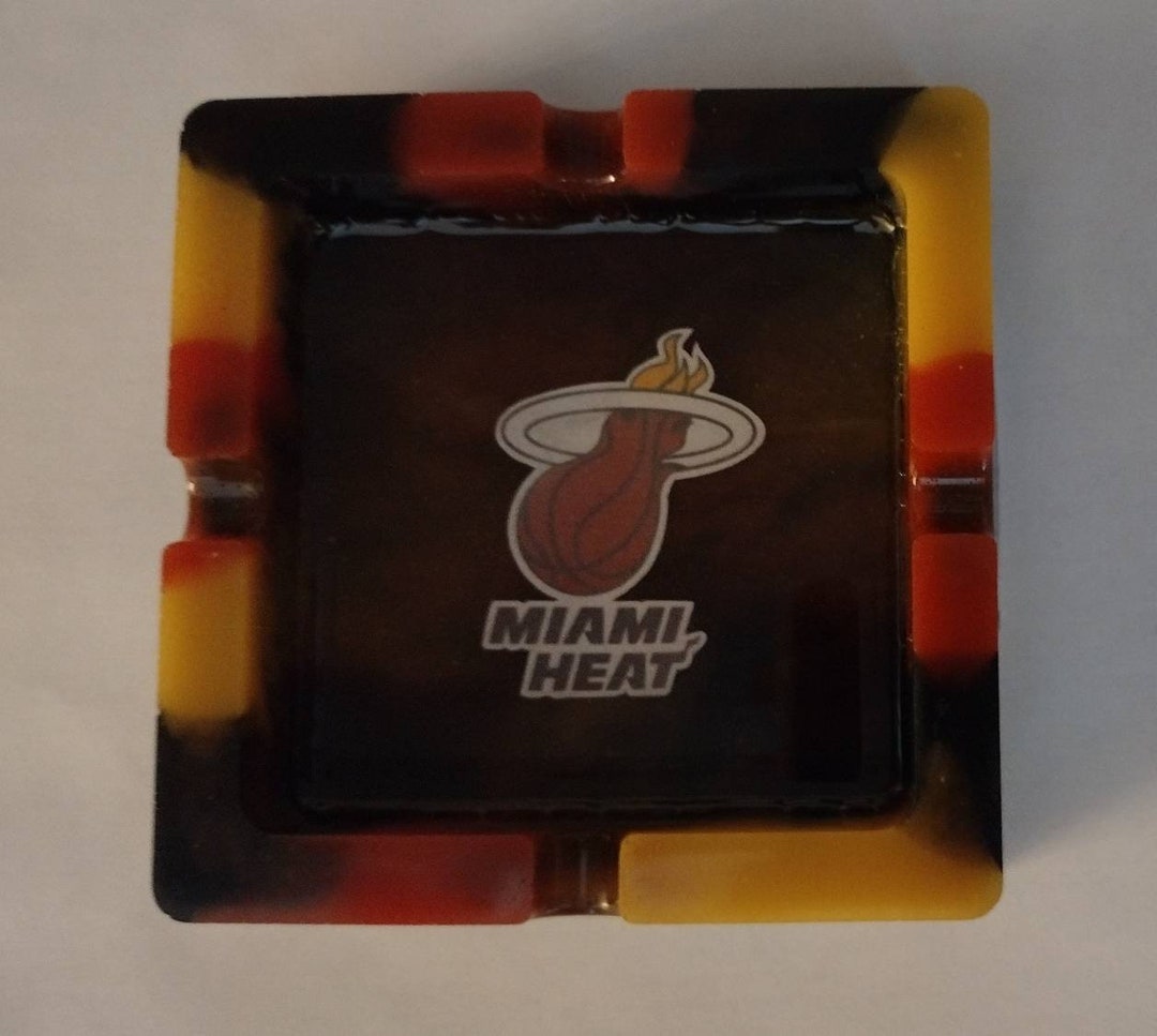 Miami Heat Ashtray / Miami Heat Sports Gifts / Sports Gifts / Ashtrays