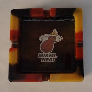 Miami heat ashtray / Miami Heat sports gifts / sports gifts / ashtrays/ birthday gifts/ gifts for him/ house gifts/ gifts