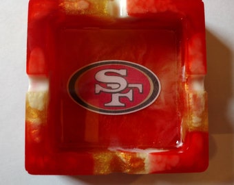 San Francisco 49ers ashtray / San Francisco 49ers sports gifts / sports gifts / San Francisco 49ers gifts / football gifts / NFL gifts / NFL