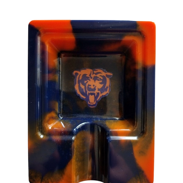 Chicago Bears cigar ashtray/Chicago Bears/ cigar ashtray/ sports gifts/ birthday gifts/ house gifts/ gifts/ gifts for him