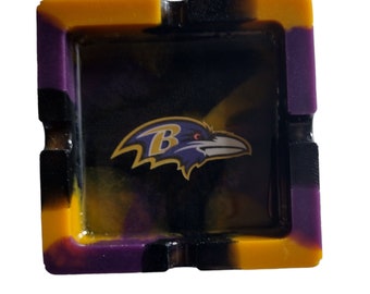 Baltimore Ravens ashtray/ ashtrays/ house gifts/ sports gifts/ gifts for him/ birthday gifts/ gifts/ NFL
