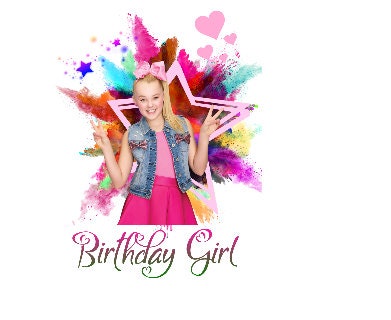 JoJo Siwa Birthday PNG File | Sublimation File