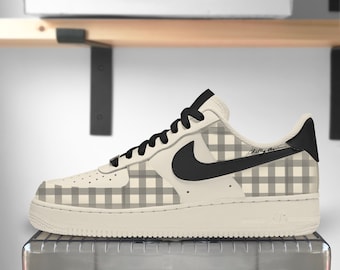 Air force 1 plaid sale