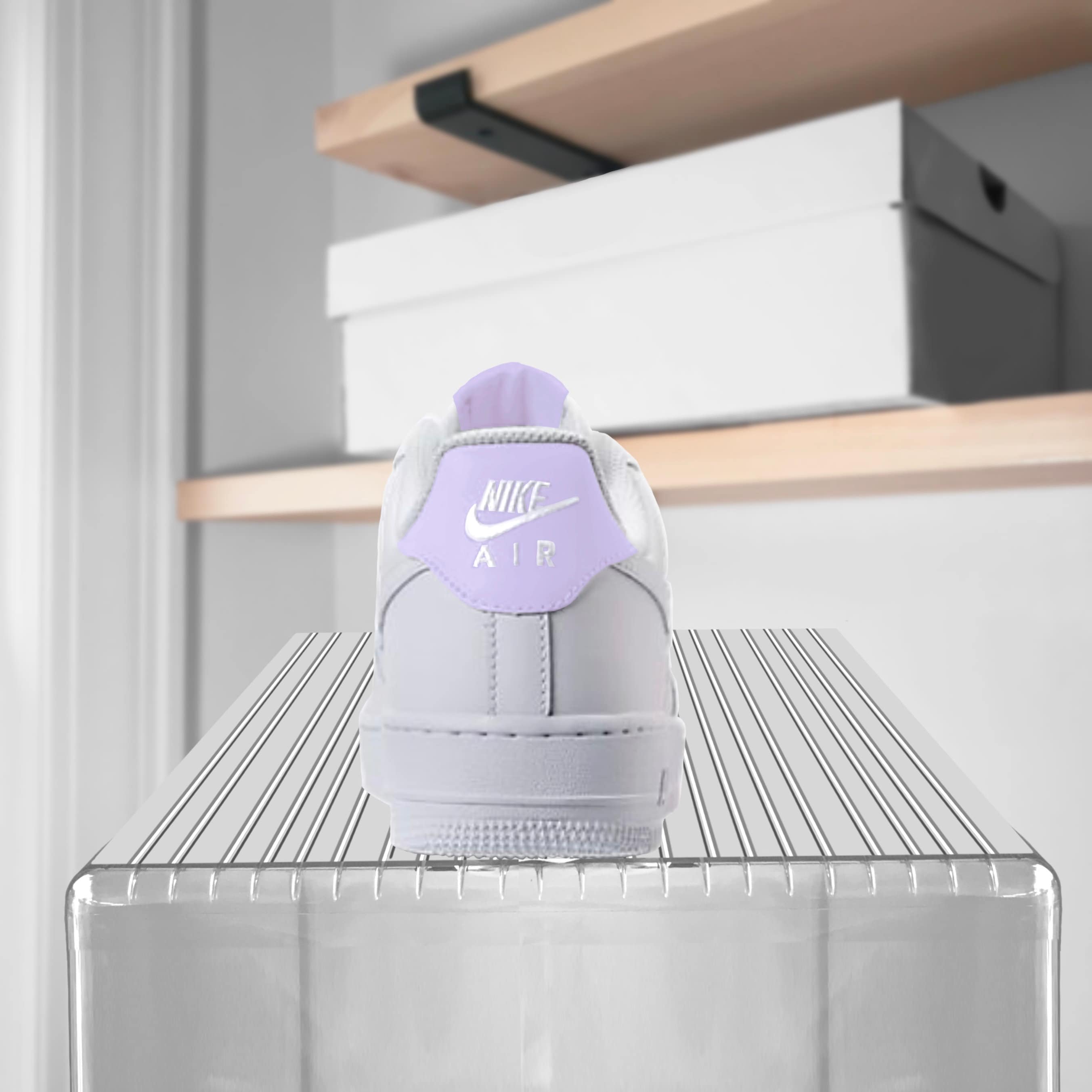 nike lavender flower shoes