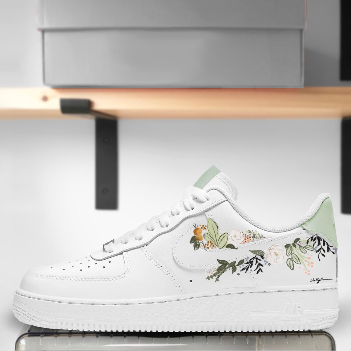 floral nike air force ones