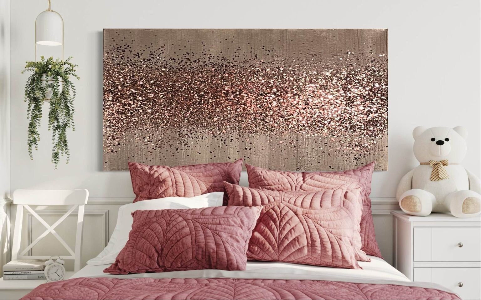 Pink Glitter Paint For Bedroom Walls v9306.1blu.de