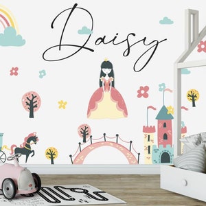 Big Size Fairy Tale Kids Wall Decal Kids Wall Decall Fairy Tale Wall Decal Girls Wall Decal Wall Decor Wall Art