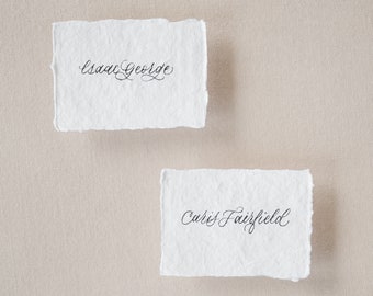 Calligraphy Place Cards | Wedding Place Cards | Wedding Name Cards