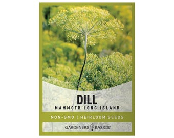 Long Island Mammoth Dill Seeds