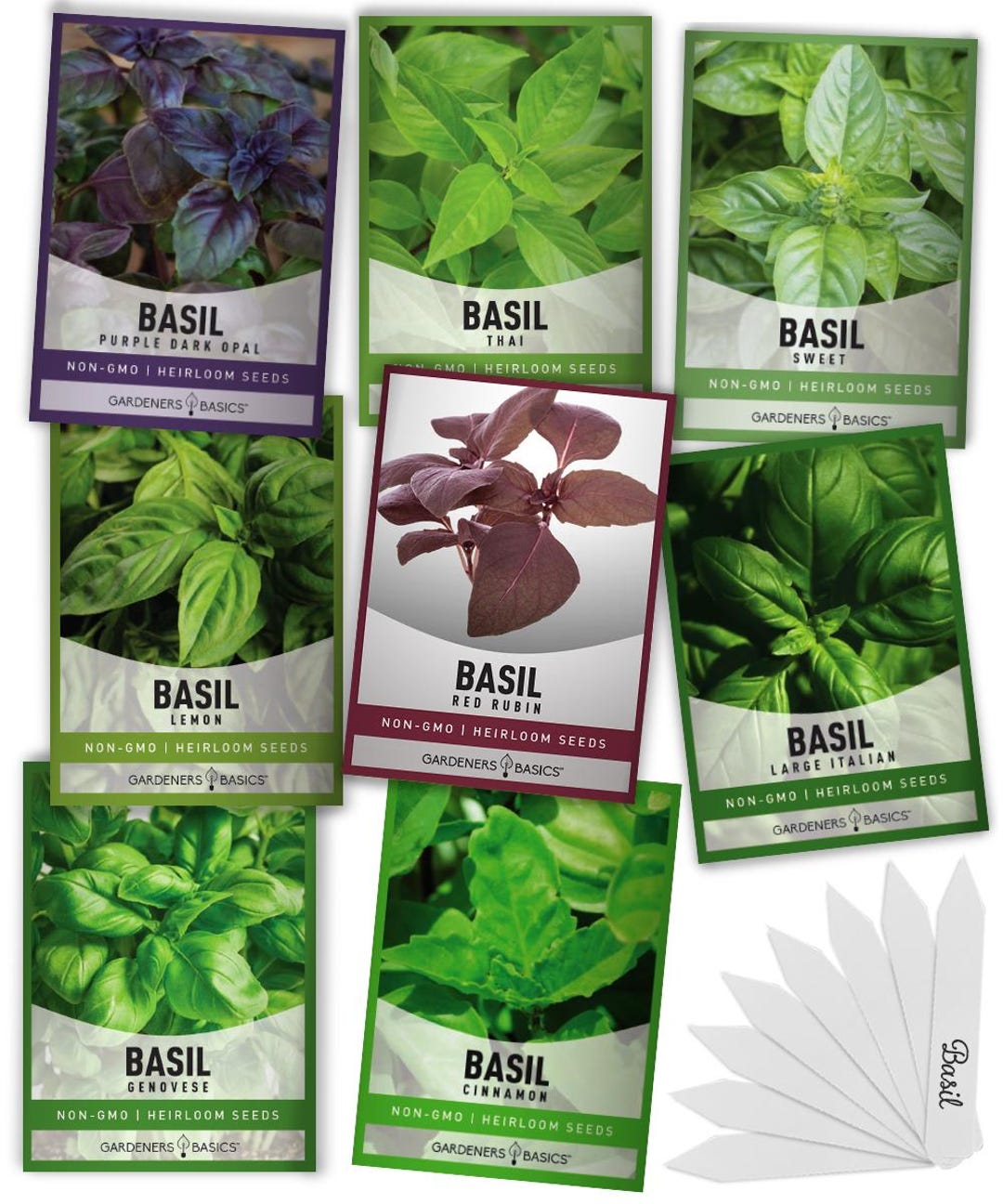 Assorted Gourmet Basil Seed Varieties | 8 Variety Pack - Etsy