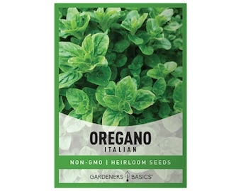 Oregano Seeds For Planting - Heirloom, Non-GMO Herb Plant Seeds For Home Indoor and Outdoor Herb Garden - Makes a Great Gift For Gardeners