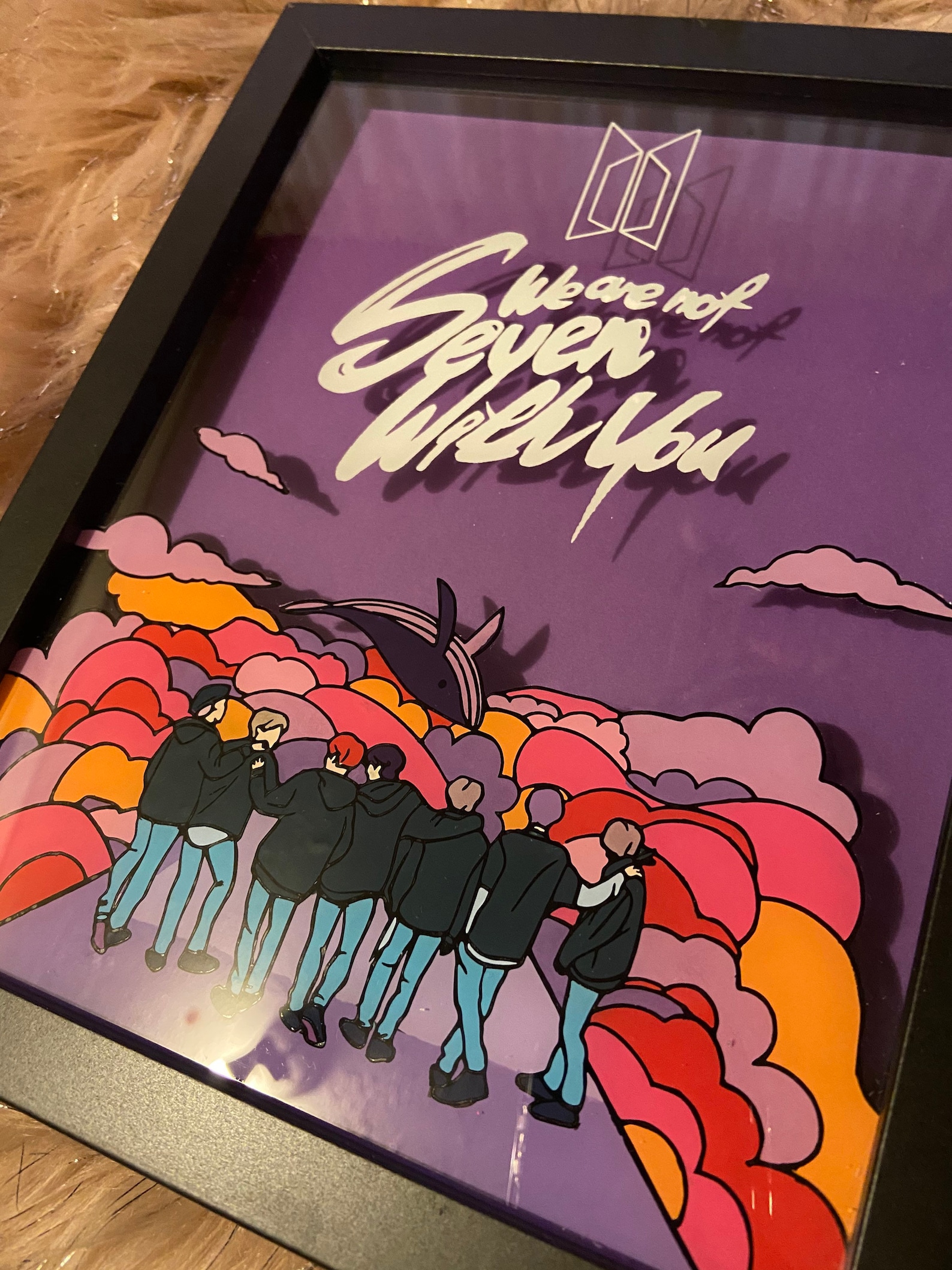 BTS glass painting We are bulletproof the eternal Etsy