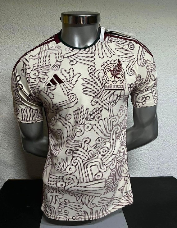 Jersey Mexico Qatar 2022 Visitante Version Jugador Etsy