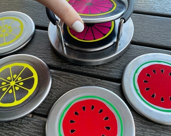Fruit Coasters (7 pieces)