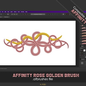 Affinity Rose Gold Brushes | Affinity Designer | Affinity Photo