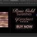 9 Rose Gold Metallic Gradient Swatches for Affinity Designer, Affinity ...