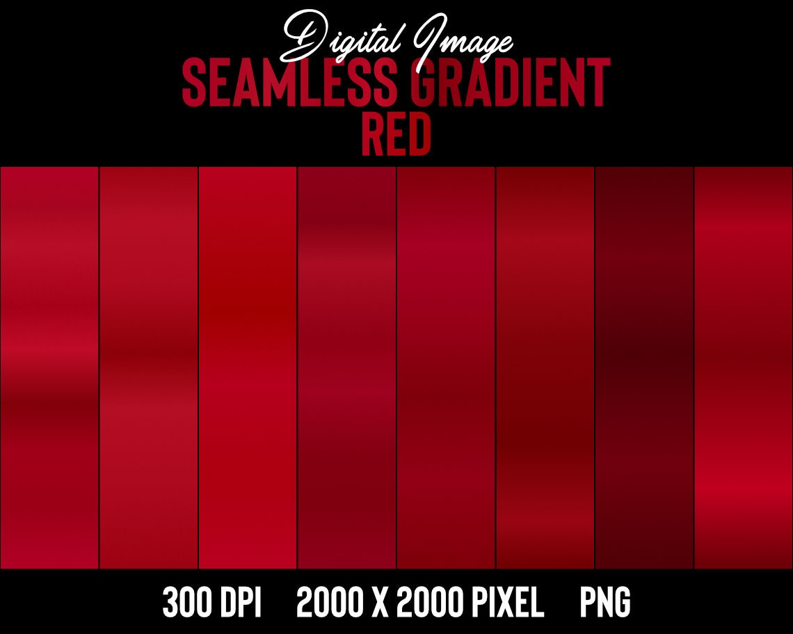 Reflective Gradient Red Seamless Red Gradient Digital Image | Gradient Background | Red ...