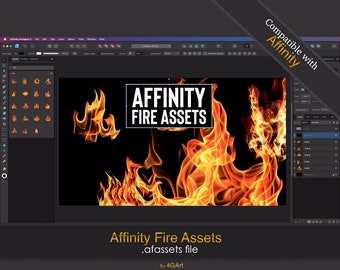 Affinity Fire Assets for Affinity Designer and Affinity photo | Affinity Designer | Affinity Photo