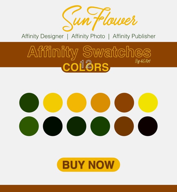 Affinity Color Swatches for Affinity Designer Affinity Photo - Etsy