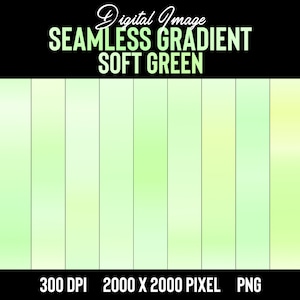 Seamless Soft Green Color Gradient Digital Image | Gradient Background | Pink Color Gradient | Seamless Gradient