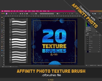 Affinity Texture Brushes for Affinity Photo and Affinity Designer Pixel Persona