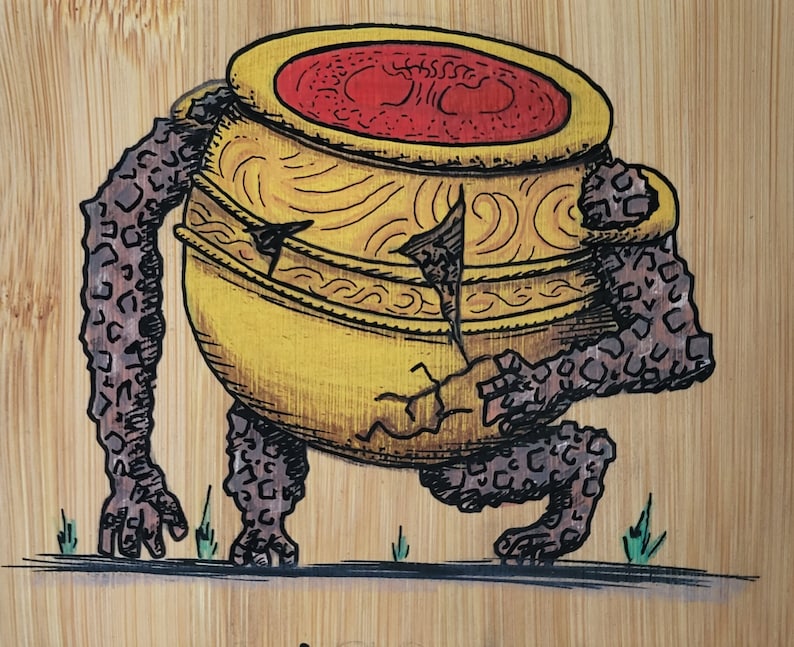 Custom Elden Ring Pot Boy Iron Fist Wall Art Paddle READ Etsy UK