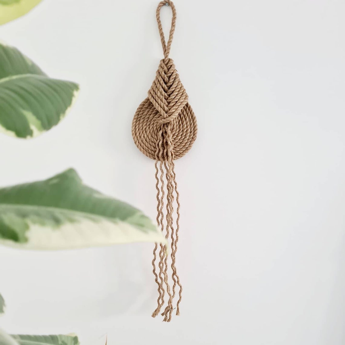 Contemporary Wall Decor Jute Wall Hanging Modern Wall Etsy