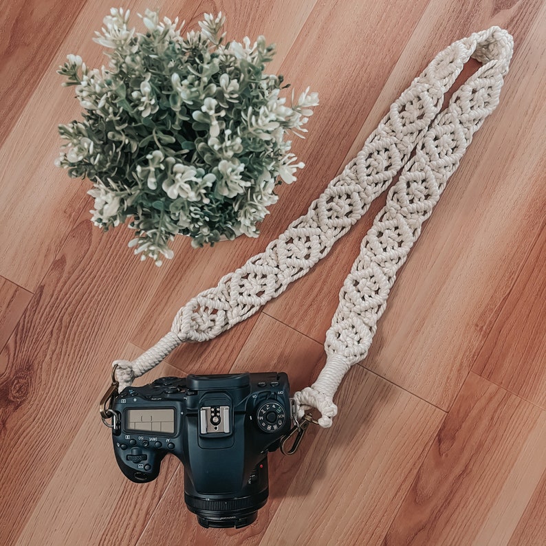 Boho macrame camera strappurse strap for photographers and travelers