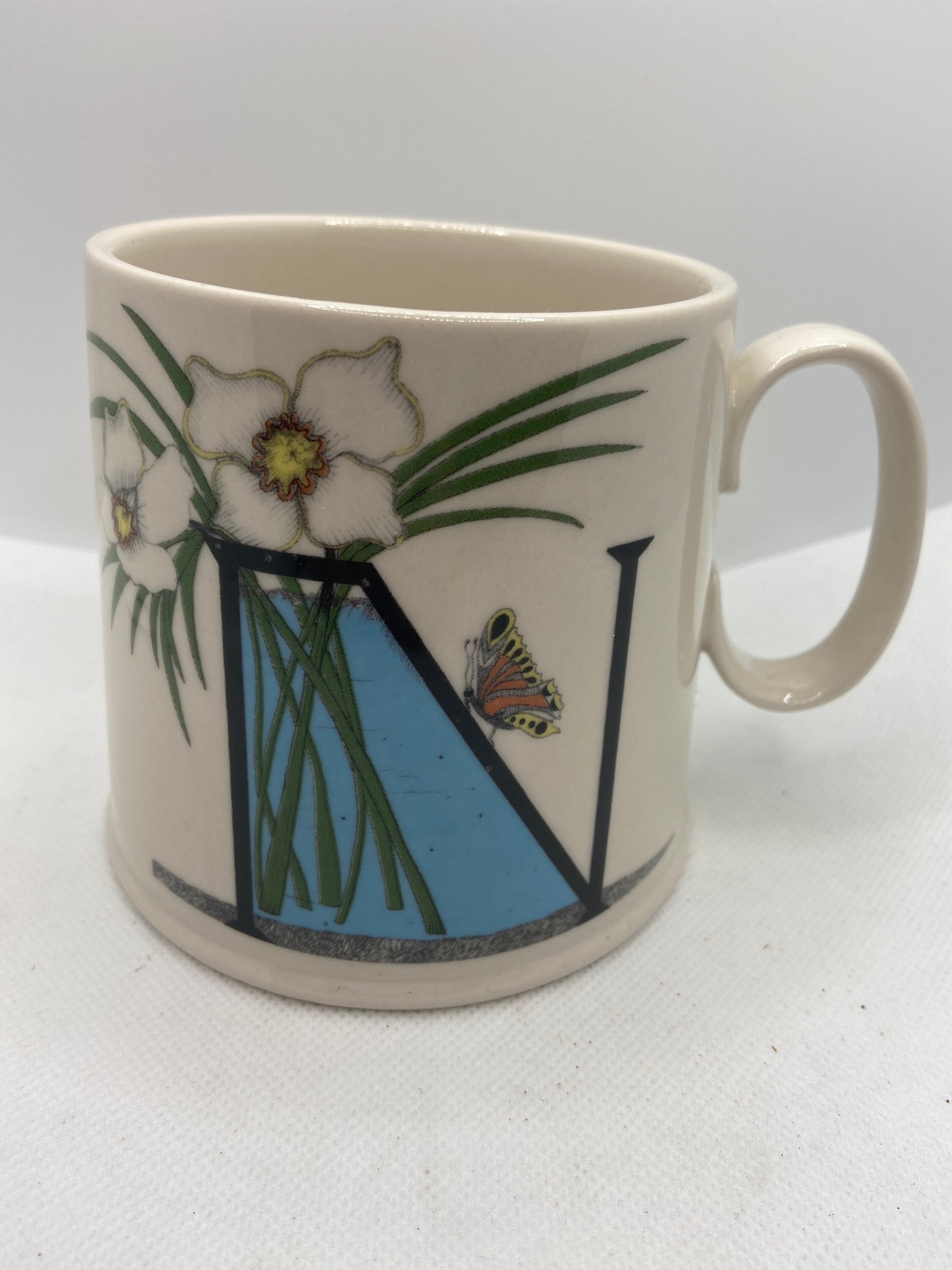 Anthropologie Alphabet Letter N Mug by 