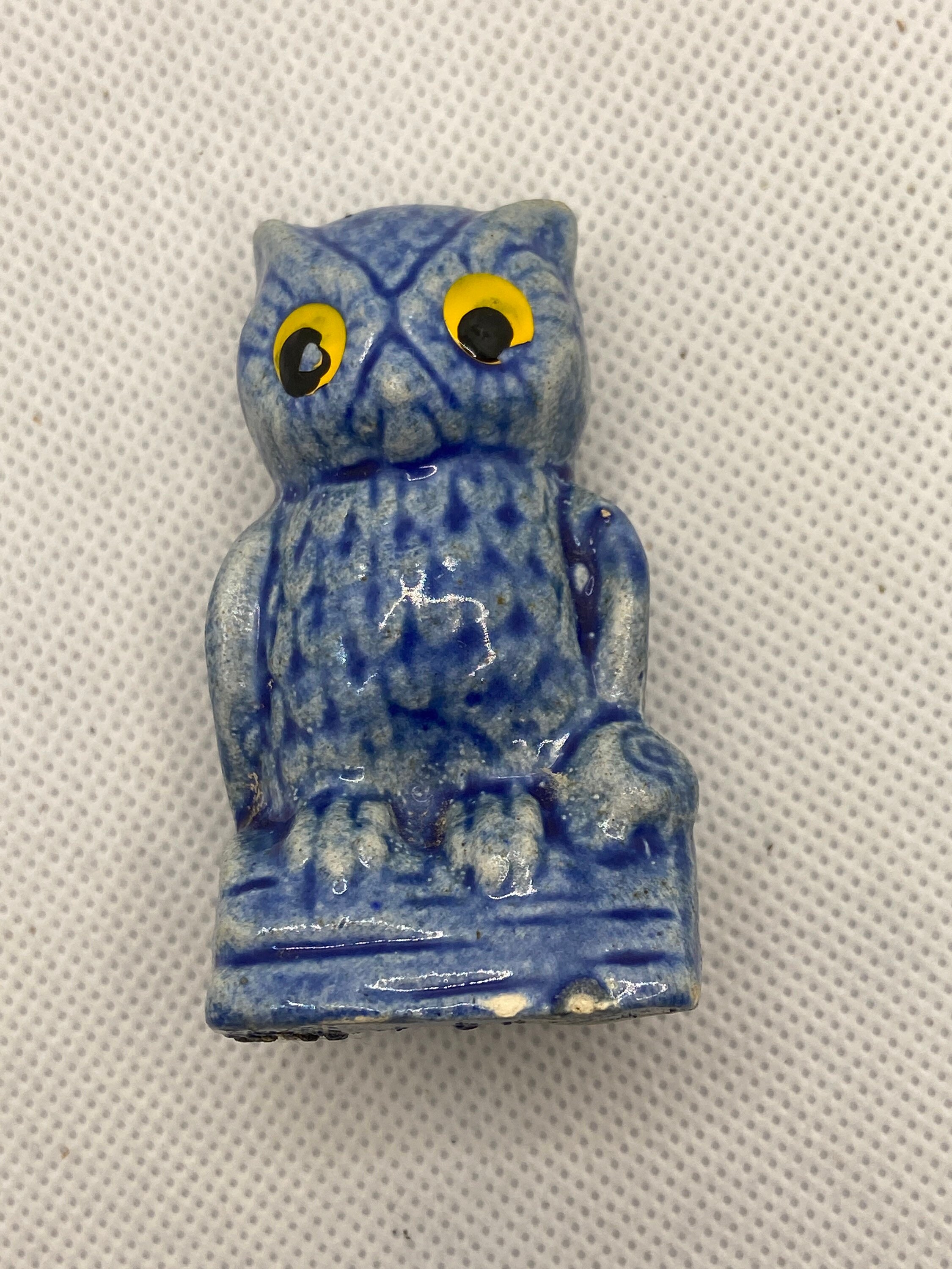 small ceramic owl figurines