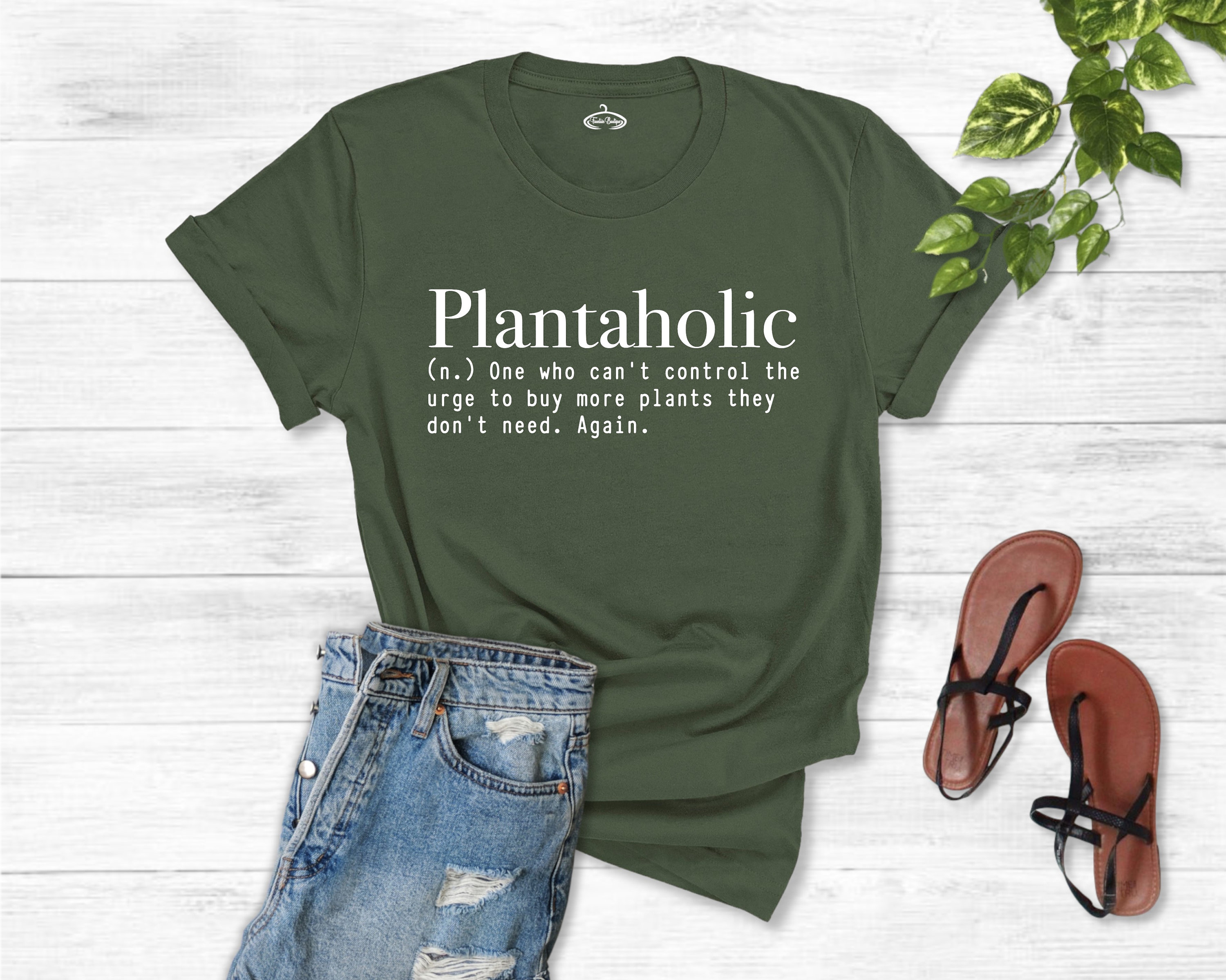 Plantaholic Shirt Plant Shirt Plant Lover Gift Funny Etsy