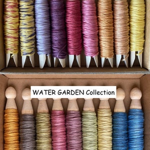 Plant Dyed EMBROIDERY FLOSS Collections, Naturally Dyed Floss Bundles, Eco-Friendly image 2