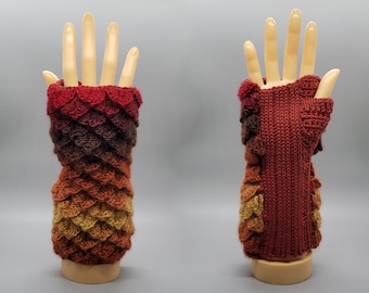 Upgrade Your Gear - Dragon Scale Fingerless Gloves