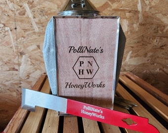 Personalized Bee Smoker and Hive Tool for Beekeeping and Honeybees