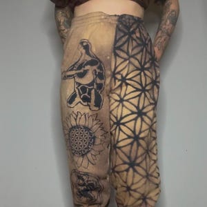 Pantalones deportivos con efecto teñido de Grateful Dead, Terrapin, Stealie